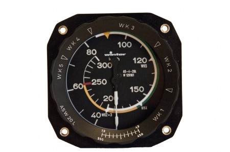 Staudruck Fahrtmesser 7 FMS 421 (0-300 km/h 57mm)