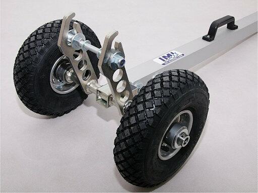 Schleppstange XXL mit voll-PU Schaum-Rädern (pannenfreie Räder, 205 cm, für schwere Doppelsitzer und Offene Klasse)