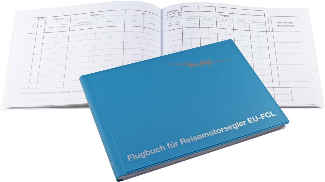 Flugbuch für Reisemotorsegler EU-FCL