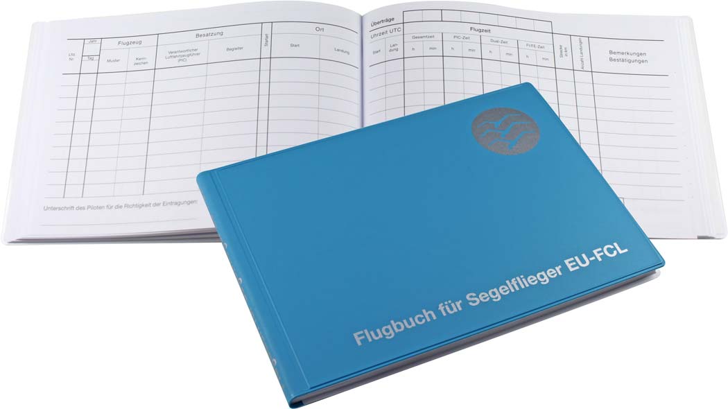 Flugbuch für Segelflieger EU-FCL
