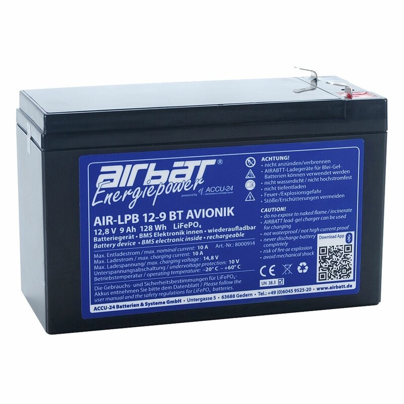 AIRBATT Energiepower AIR-LPB LiFePO4 12V 12Ah