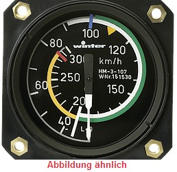 Staudruck Fahrtmesser 7 FMS 4 (0-350 km/h 57mm)