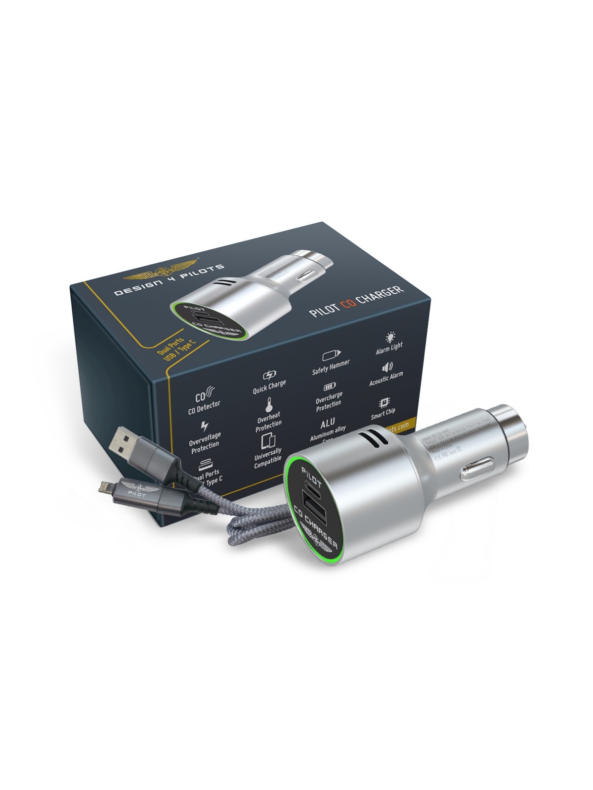 PILOT CO Charger - Co Warner und USB Ladegerät