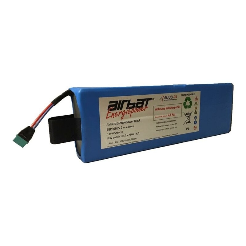 AIRBATT  LiFePO4 Heckbatterie Ventus mit MPX Stecker