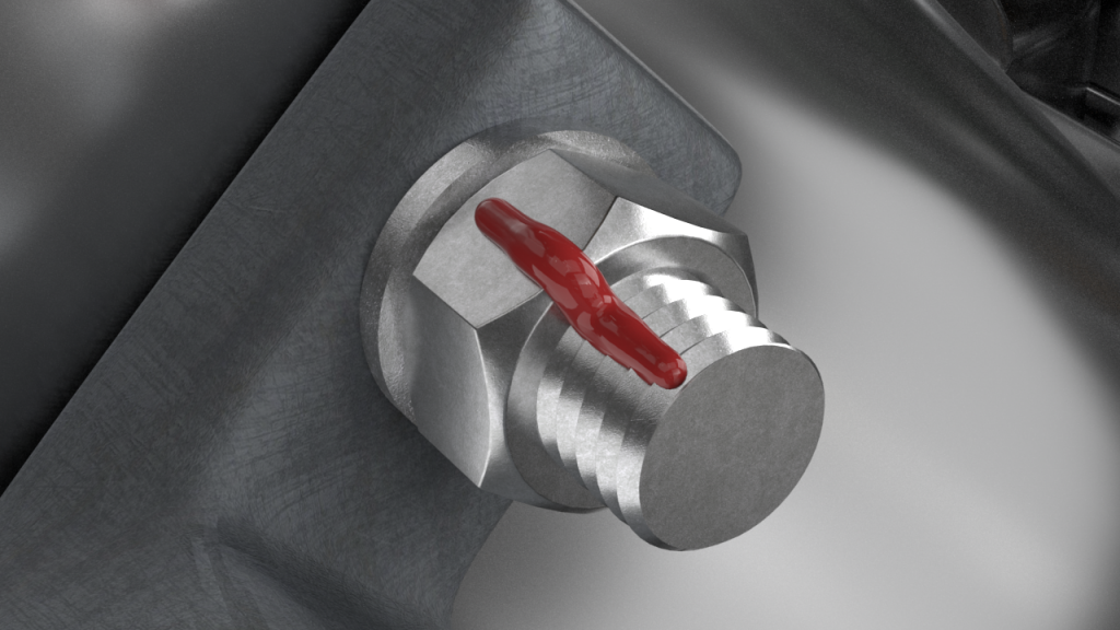 Schraubensicherungslack rot