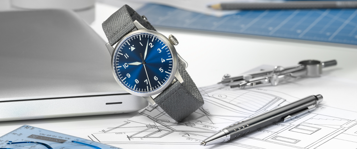 Laco Original Fliegeruhr Blaue Stunde Münster
