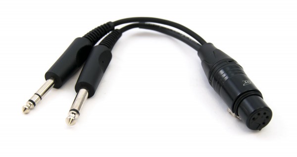 Headset Adapter Pilot PA-81S für XLR5 Stecker