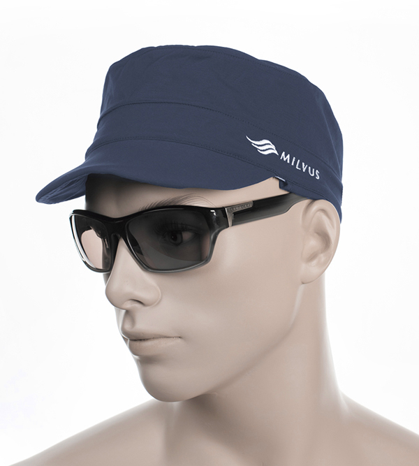 MILVUS Fliegerhut ECHO - Nachtblau Größe M