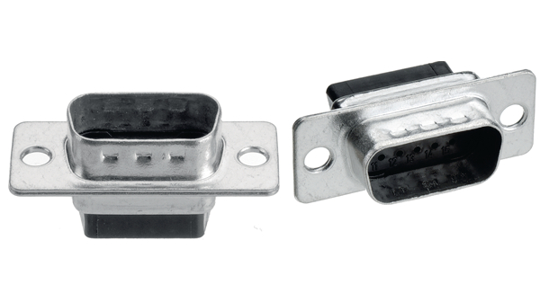 D-SUB 15HD Steckerkörper für Crimpkontakte