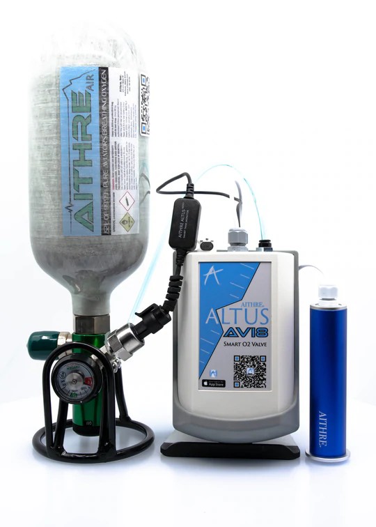 Aithre Sauerstoff Komplettset Zweiplatz inkl. 1,12l Sauerstoffflasche