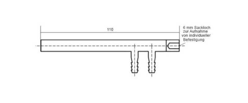 Adapter ST2 (Sonden / Düsen X->ST2)