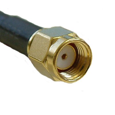 Antennen Stecker rpSMA (Male) - (Aeroflex50/H155)