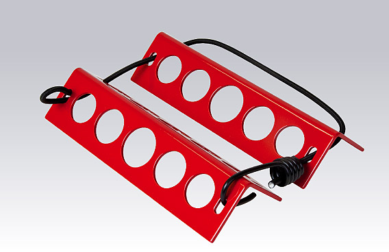 Bremsklötze Blech Rot