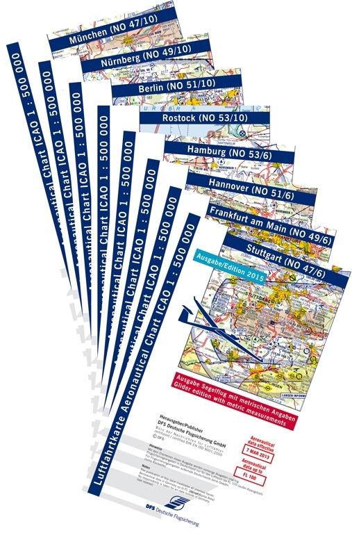 ICAO Karte München Segelflug (Papier)