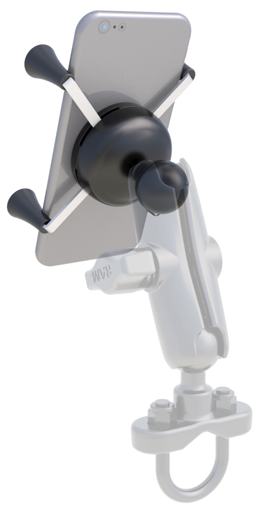 RAM Mounts X-Grip-Halteklammer für Smartphones bis 82,6 mm Breite - B-Kugel (1 Zoll)