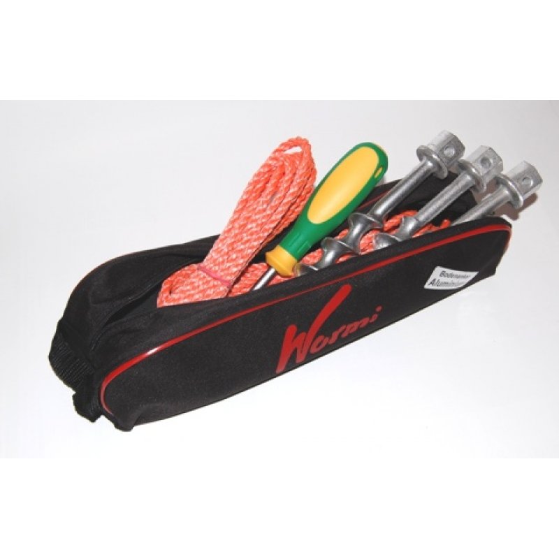 Befestigungsankerset Aluminium mit Profiwurm für Kleinflugzeuge