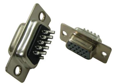 D-SUB 15HD Buchse zum Lötanschluss