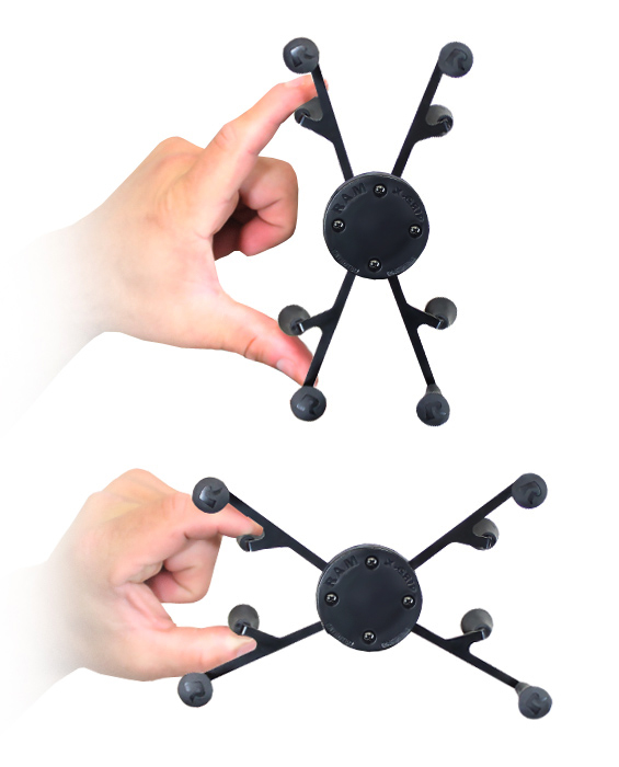 RAM Mounts X-Grip-Halteklammer für Tablets (7 Zoll) - B-Kugel (1 Zoll)