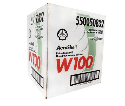 AeroShell Oil W100 - Karton (6x 1 AQ Flaschen, US-Quart)