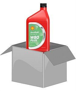 AeroShell Oil W80PLUS - Karton (6x 1 AQ Flaschen, US-Quart)