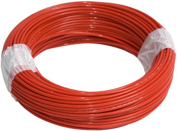Luftfahrtkabel TEFZEL AWG20 rot (10m Rolle)